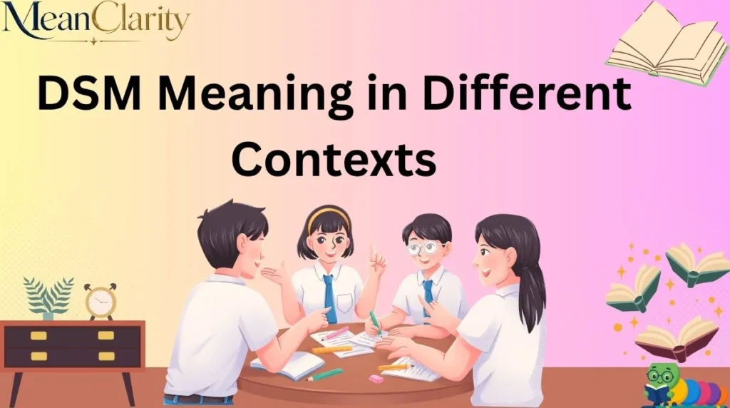 DSM Meaning in Different Contexts