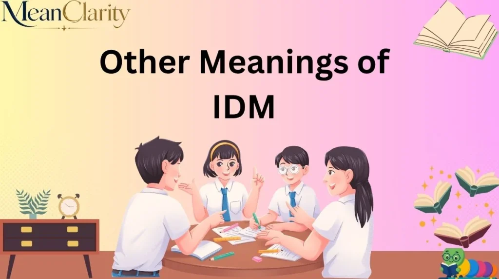 Other Meanings of IDM