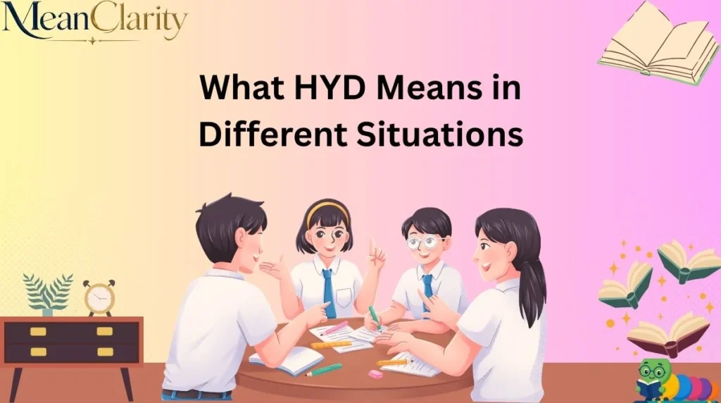 What HYD Means in Different Situations