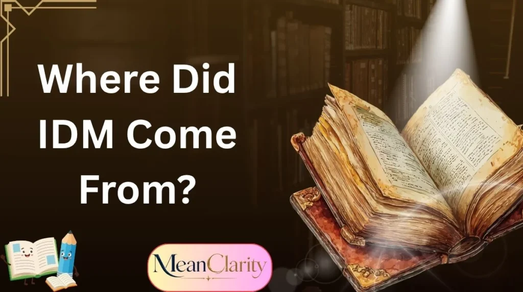 Where Did IDM Come From?