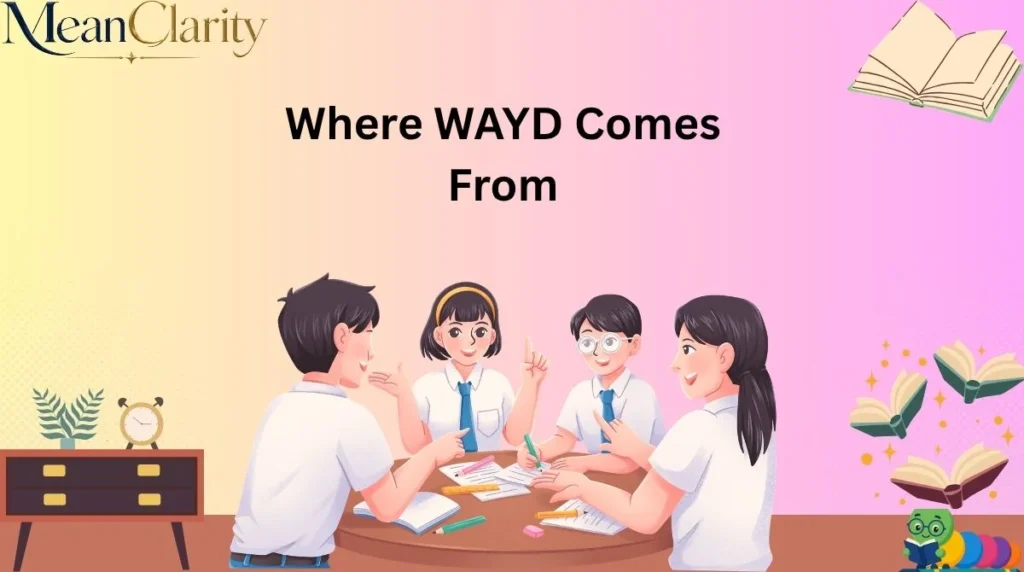Where WAYD Comes From