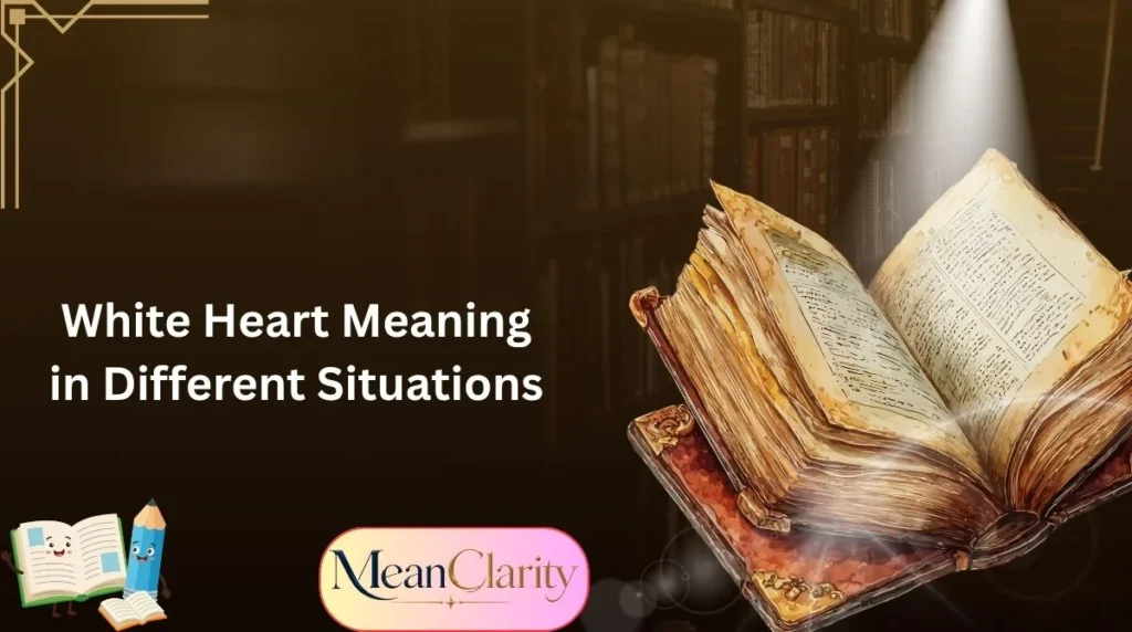 White Heart Meaning in Different Situations