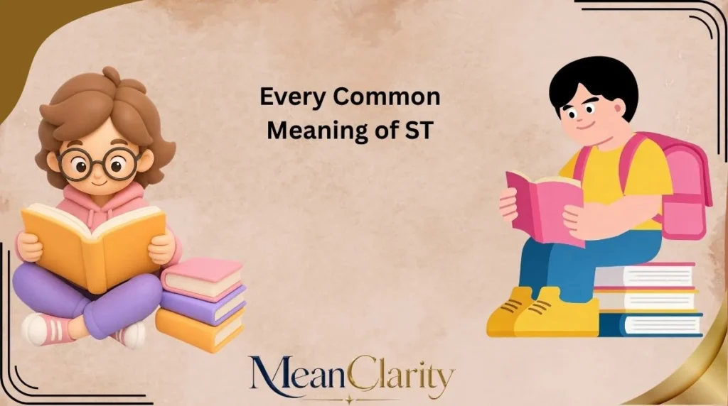 Every Common Meaning of ST