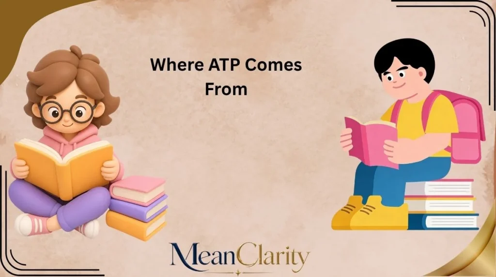 Where ATP Comes From