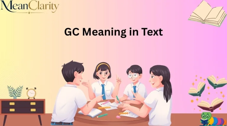 GC Meaning in Text