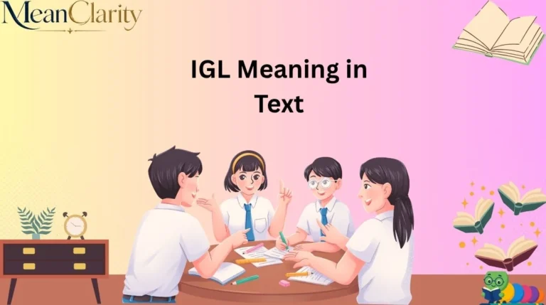 IGL Meaning in Text