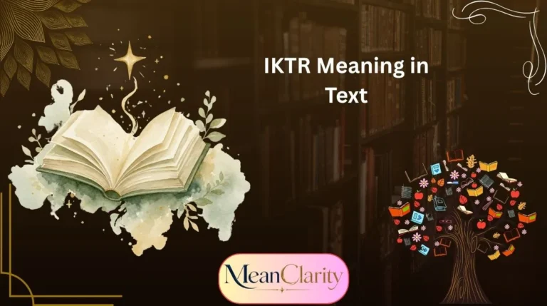 IKTR Meaning in Text