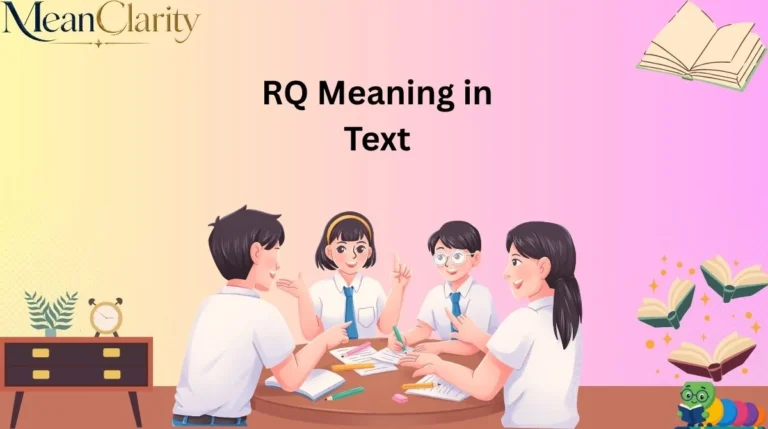 RQ Meaning in Text