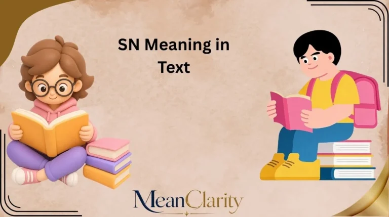 SN Meaning in Text