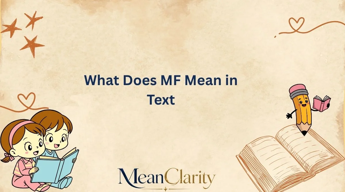 What Does MF Mean in Text