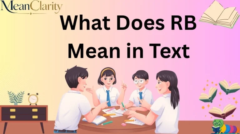 What Does RB Mean in Text