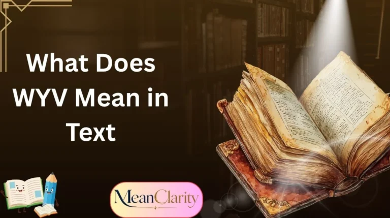 What Does WYV Mean in Text