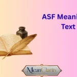 ASF Meaning in Text