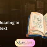 AWL Meaning in Text