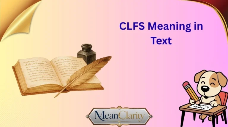 CLFS Meaning in Text