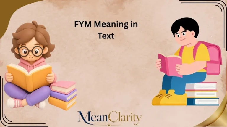 FYM Meaning in Text