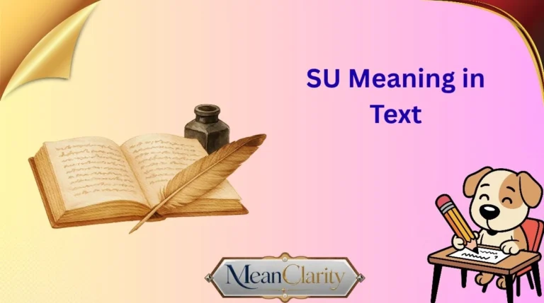 SU Meaning in Text