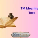 TM Meaning in Text
