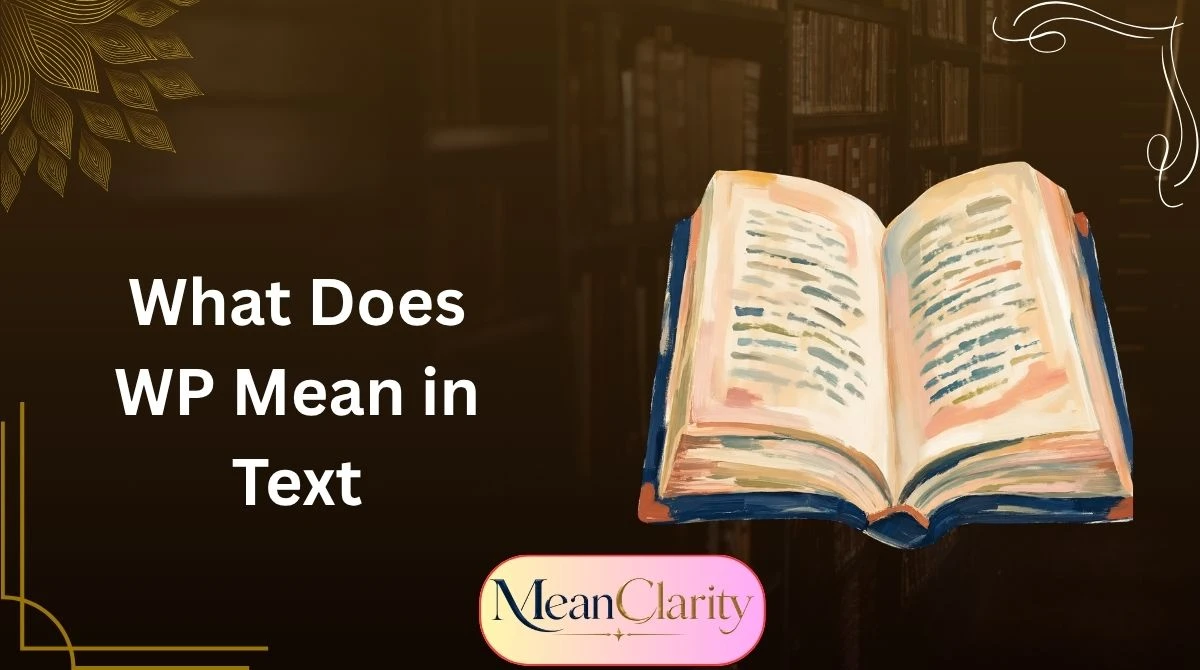 What Does WP Mean in Text