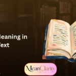 WYW Meaning in Text